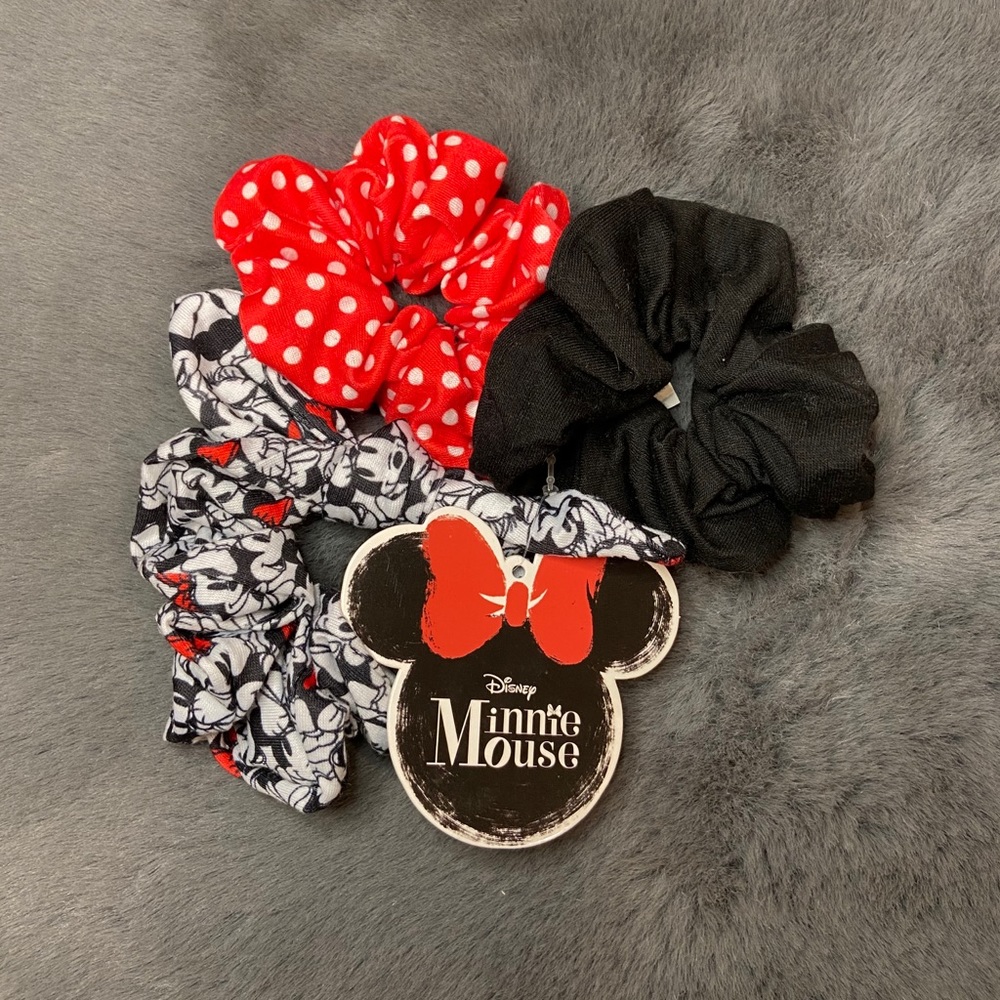 Disney Minnie Mouse Scrunchies 3 Pack